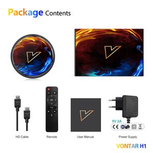 VONTAR H1 Android 12 TV Box Allwinner H618 Quad Core Cortex A53 Support 8K video BT Wifi6 Google Voice Media Player Set top box