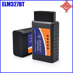 ELM327 Bluetooth Auto Adapter działa na Androida/IOS/Symbian Torque Elm 327 BT V2.1 Wsparcie wszystkich skanera diagnostycznego samochodu OBDII