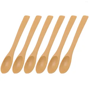 Spoons Bamboo Honey Spoon Reusable Multifunctional Coffee Stirring Household Salad Bread