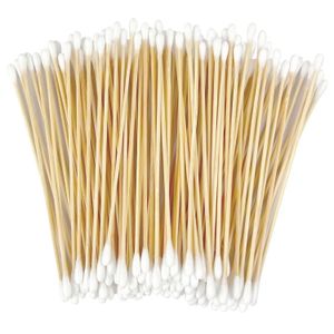 6 Long Cotton Swabs With Double Tips 400 Pieces 400 counts - double round tips 240323