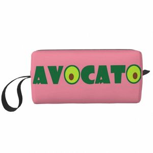 avokado sminkväska kvinnor reser kosmetisk arrangör fi frukt vegan lagring toalettartiklar dopp kit case box 920u#