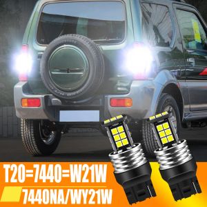 2PCS Светодиодный резервный световой свет Blub обратная лампа W21W 7440 T20 CANBUS Нет ошибки для Suzuki Jimny 1998-2017 SX4 2006-2010 Vitara Signal 12V