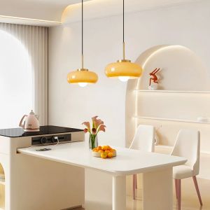 IWHD miedziana Bauhaus LED LED LIGETURTS HOME SIĘ Sypialnia Mieszkańca sypialni obok lampy pomarańczowej szkła