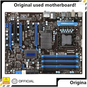 X58A-GD45のマザーボードは、元のIntel x58ソケットLGA 1366 DDR3マザーボードLGA1366メインボードドロップ配信コンピューターネットワークotkm2