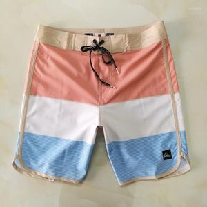 Shorts masculinos para homens, marca clássica com elasticidade de 4 vias, à prova d'água, bermuda para praia, surf, fitnss, calças de secagem rápida