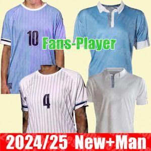 New 24 25 Uruguay Soccer Jersey Home Away L.Suarez E.Cavani N.De La Cruz National 2024 2025チームシャツG.DE Arrascaeta