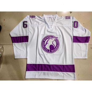 24S Wilkes Barre Scranton Penguins Larmi 60 Hokey Jersey Nakış Dikişli Herhangi Bir Sayı ve İsim Formalarını Özelleştir