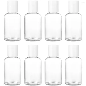 Storage Bottles Cabilock 12pcs 50ml Plastic Lotion Bottle Dispenser Container With Press Disc Caps For Shampoos Skin Cleanser