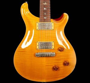 Sällsynt anpassning 22 10 Top Electric Guitar Yellow Burst Reed Smith 22 Frets Guitar1644496