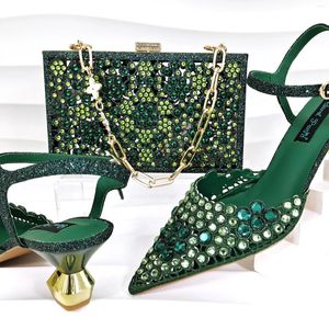 Sapatos casuais Doershow moda feminina e bolsas para combinar conjunto Itália bombas de festa italiana bolsa de sapato combinando para sapatos!HYD1-25