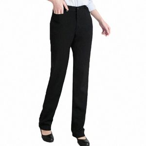 Женские брюки повара Черные брюки для официантов в ресторане Профессиональная одежда для женщин Одежда для поваров кухни L8jv #