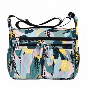 Lekki wypoczynek Fi Canvas Multi-Wayer Crossbody Bag 2022 Worka na pojedyncze ramię Nowa Fi Printed Oxford Diaagal Backpack C6dd#