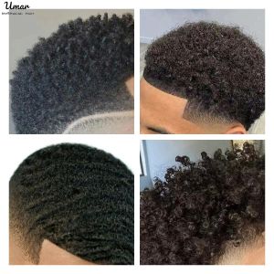 8 mm afro riccio toupee per uomini durevoli unità di capelli ricci mono ricci per uomini neri pezzi maschi parrucche per uomini per uomini