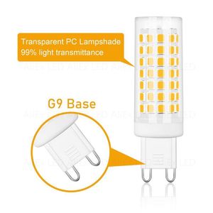 6pcs/lot G4 G9 E14 LED Bulb Lamp 3W 5W 7W 9W 12W 15W Corn Bulb Light AC220V 240V 2835SMD Replace Halogen Chandelier Lights