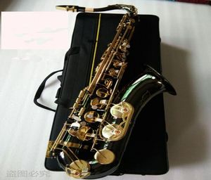 Real Picture New Super Performance Professional Tenor Saxophone B Flat Tune Musical Quality Black Gold Tenor Saxophone5815427