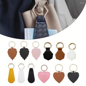 Hooks 1pc Magnetic Hat Clip For Hats Umbrellas Data Cable Scarves Traveling Bags Backpacks Cap Clips Holder PU Leather