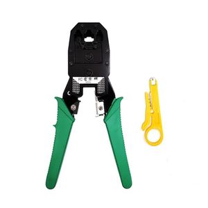 Criming Cable Cutter Strumenti Pinza Multifunzione Maker di cavi di rete di base RJ12 RJ11 RJ45 Cat5 Cat6 8P8C 6P 4P Stripper Stripper NEAKER MAKER