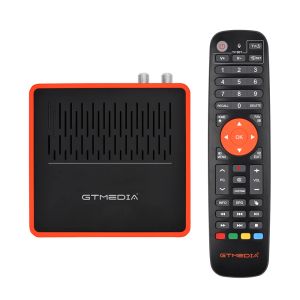 1pc gtmedia gt combo dvb-s2/t2/c Android 9.0 Caixa de TV 4K 8K Receptor de satélite 2GB 16GB 2.4G/5G WiFi BT4.1 CCAM Voz Google