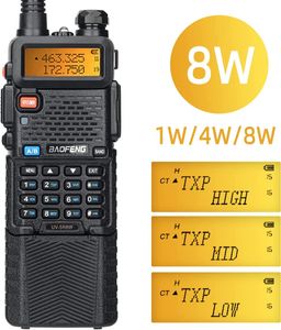 Baofeng UV-5R 8W/5W 3800MAH High Power Ham Radio VHFUHF tragbar