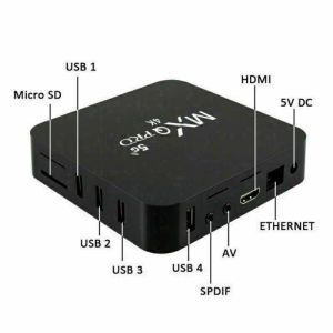 MXQ Pro 4K HD Smart TV Box Android 7.1 Youtube Media Player TV Box 8G RK3229 Quad Core 64 -битный HDMI 2.4G WiFi WiFi