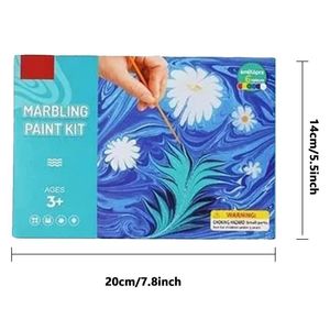 Water Marbling Paint Set DIY Craft Kits Art Set Water Marbling STEM Toys Water Art Paint Set Arts And Crafts Kids Activities For