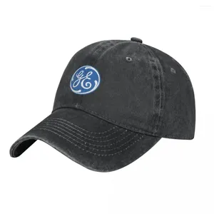 Boll Caps General Electric Logo Cowboy Hat Beach Outing Bobble Brand Man Cap Women's 2024 Men's