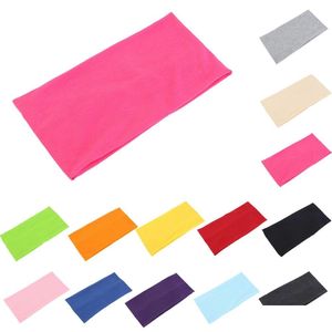 Headbands Women Hair Bands Headband Bohemian Sports Run Bandage Elastic Girl Wide Print Headwrap Headpiece Hairband Ladies Dhgarden Dhqh0