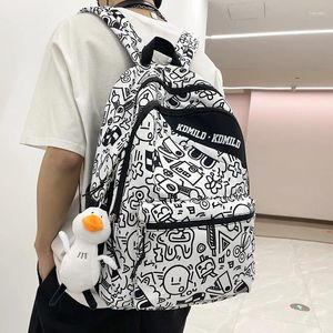 Backpack Women Fashion Printing Mochila For Teenage Travel Backbag Girls Waterproof Nylon Bagpack School Shoulder Bag