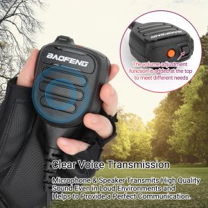 Baofeng BF-850 Discher MIC MIC Mic Microphone Microphone регулируется для UV-5K UV-5R UV-S9 Plus UV-13 Pro UV16 Ham Walkie Talkie