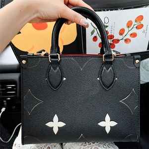 On the go 10A Designer bags for Womens leather Clutch tote fashion mens shop bag lady handbag Luxury embossed travel bags Top quality crossbody Shoulder luggage bag