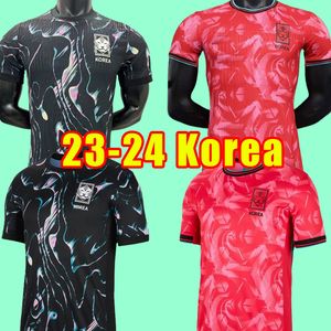 Coreia do Sul 2023 camisas de futebol em casa H M SON HWANG KIM HWANG LEE JEONG SUNG LEE KWON 2024 CAMISAS DE FUTEBOL Homens Adultos fãs jogador versão