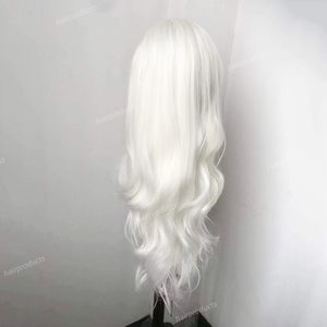 الباروك الاصطناعية Cosplay wig white مجعد البشر المستعار طويل الاصطناعية الاصطناعية White Cosplay البشر wig women's barty wig corean deerge high