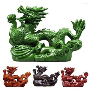 Figurki dekoracyjne chińskie smocze posąg 2024 Figurka zodiakowa mini