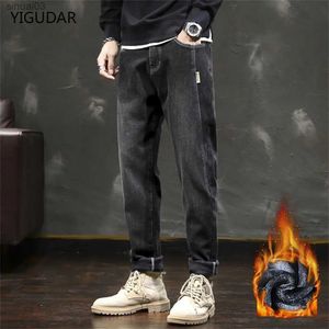 Mens Jeans Mens jeans harem pants fashionable pocket designer loose and loose pocket motorcycle jeans mens stretch retro street wear relaxed and tapered