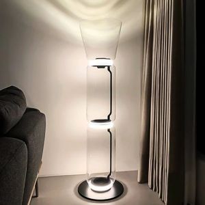 Itália Design luminárias de piso de vidro pesado luminárias nórdicas iluminação moderna de suporte brilhante para sala de estar de decoração de lustre