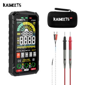 Kaiweets ST600Y TURE RMS Digital Multimeter Auto Range NCV Интеллектуальный мультиметро -тестер переменного тока DC емкость Ohm Hz Meter