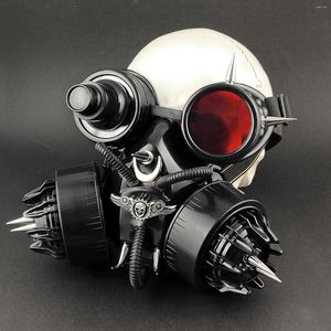 Party Supplies ! Punk Gothic Steampunk Gas Mask Respirator With Goggles Cosplay Props Halloween Costume Men/Women Unisex