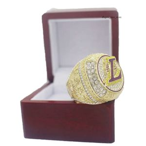 2020 LA Championship Rings Lakers Fashion Fans Gift Fan Men Gift Whole Sport Souvenir Fan Promoção Tamanho 8-14210F 766