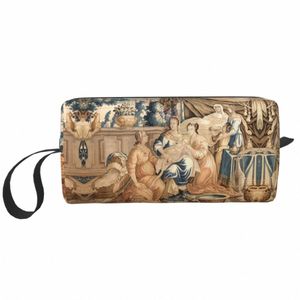 custom Aubuss 18th Birth Of The Virgin Mary Travel Cosmetic Bag Women Makeup Toiletry Organizer Lady Beauty Storage Dopp Kit K82O#