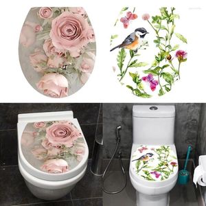 Window Stickers 3D Printed View Toilet Decal Art Decor Stool Sticker