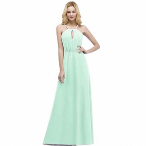 Elegant LG Crystal Evening Dres Women Mint Green A Line Halter Formal Wedding Party Party Prom Gowns Vestido de Fiesta Z9vh#
