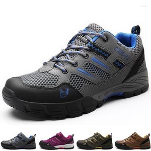 Fitness Shoes Hiking Women Men's Hunting Boots High Quality Lace Up Mountain Climbing Trekking Sneakers Man