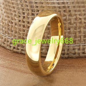 Bulk Jewelry China Wholesale Tungsten Engagement Rings 6mm Gold Plated