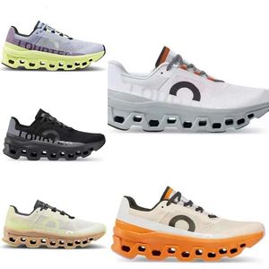 New CloudMonster Running Shoes Men Women Cloud Monster 0nclouds Eclipse Turmeric Ir0n Hay Lumos Black 2024 Trainer Sneaker Size 36 - 46 BLA