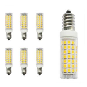 1- 10pcs/lote e14 lâmpada LED 15W 88 LEDS Lâmpada de geladeira 360 graus Iluminação AC220V 230V Para geladeira/máquina de costura/torno