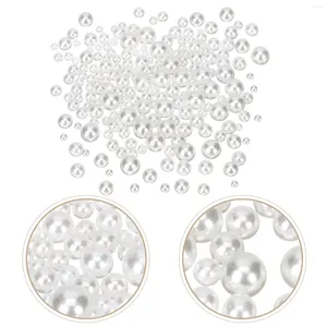 Vases 440 Pcs Pearls Beads No Hole Decorative For Material Crafts Plastic Filler