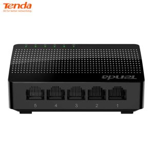 Tenda Mini 5 Port Desktop 1000 Mbit / s Netzwerkschalter Gigabit Fast RJ45 Ethernet Switcher LAN Switching Hub -Hub -Adapter für Router