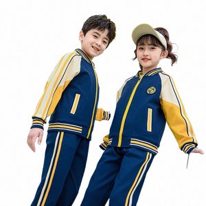 spring and autumn sports wear for school students, Primary school student's school uniform ,outdoor sports clothes x7Xj#