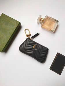 Модная сумка женский кошелек на молнии Роскошный дизайнерский новый кожаный кошелек для монет сумка для монет мужская высококачественная мини-красно-зеленая модель с карманом для кредитных карт кошелек с коробкой