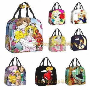 Caramella e Terence Borsa da pranzo isolata per le donne Impermeabile Anime Manga Cooler Lunch Box termico Beach Cam Borsa da viaggio da viaggio k0qn #